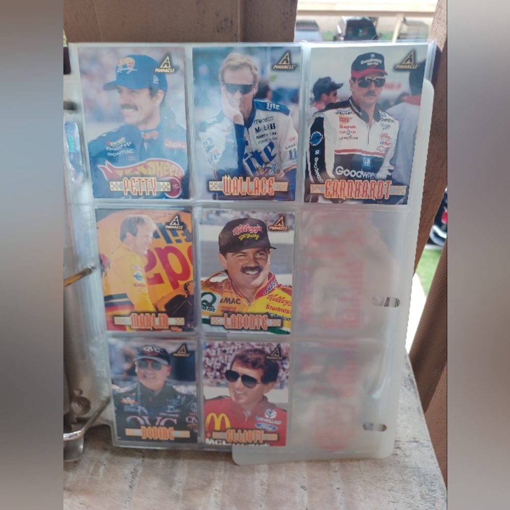 90s Pinnacle NASCAR Card Lot – Earnhardt, Gordon, Wallace + Inserts